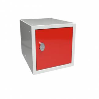 Opbevaringsboks 270x270x350 mm R&oslash;d d&oslash;r, greb