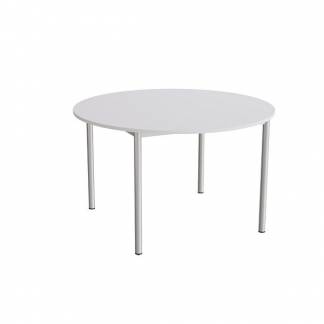 Bord Combi 206, &Oslash;1200 mm, h&oslash;jde 720 mm, gr&aring; laminat p&aring; alugr&aring;t stel