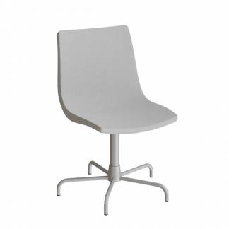 Stol Colt 10013 Drejeligt undestel, alugr&aring; tekstil, alugr&aring; stel