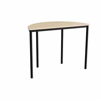 Bord Combi 209, 1200x600 mm h&oslash;jde 900 mm med birk laminat, sort stel