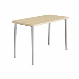 Bord Add 590, 1400x700 mm h&oslash;jde 900 mm med birk laminat, alu stel