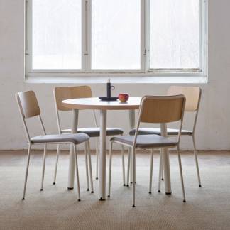 Bord Add 590, &Oslash;900 mm, h&oslash;jde 720 mm, birk laminat p&aring; alu stel