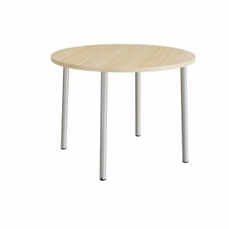 Bord Add 590, &Oslash;1200 mm, h&oslash;jde 900 mm, birk laminat p&aring; alu stel