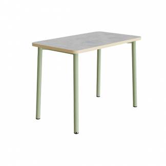 Bord Add 590, 1200x700 mm h&oslash;jde 900 mm med lys gr&aring; linoleum, gr&oslash;nt stel