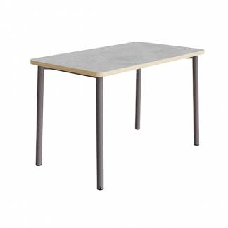 Bord Add 590, 1800x800 mm højde 720 mm med lys grå linoleum, gråt stel