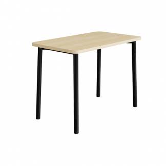 Bord Add 590, 1200x700 mm h&oslash;jde 900 mm med lydabsorberende birk laminat, sort stel