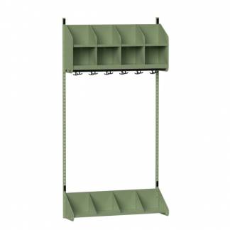 BST Kombination A, Startsektion 4 pladser B 1000 mm, grøn