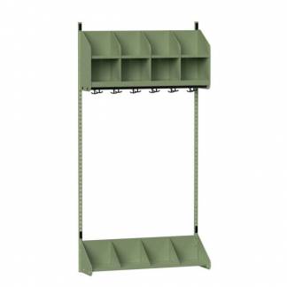 BST Kombination A, Startsektion 4 pladser B 1000 mm, gr&oslash;n