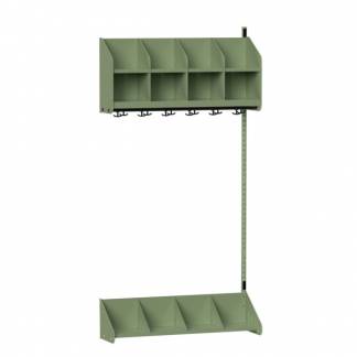 BST Kombination A, Påbygningssektion 4 pladser B 1000 mm, grøn