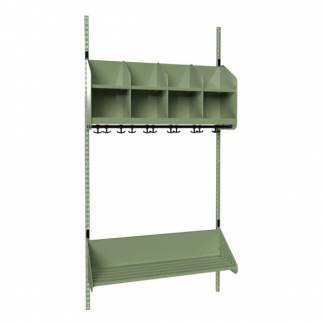 BST Kombination B, Startsektion 4 pladser B 1000 mm, gr&oslash;n