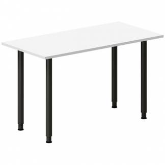 Skrivebord DNA, Hvid 1200x600mm I-ben/Sort