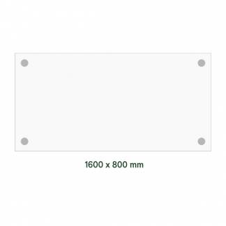 Skrivebord DNA, Birk 1600x800 mm I-ben/Sort