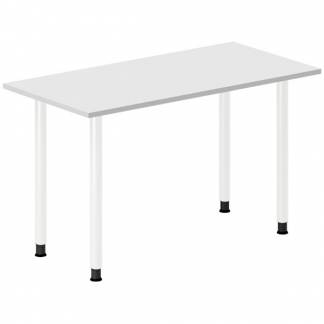 Skrivebord DNA, Lysgr&aring; 1200x600 mm I-ben/Hvid