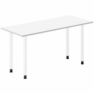 Skrivebord DNA, Hvid 1400x600mm I-ben/Hvid