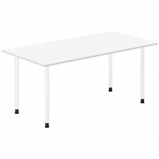 Skrivebord DNA, Hvid 1600x800mm I-ben/Hvid