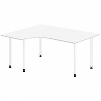 Skrivebord DNA, Hvid 1600x1200mm Venstre I-ben/Hvid