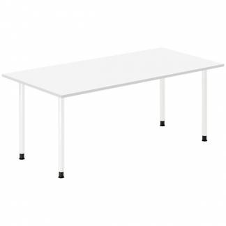 Skrivebord DNA, Hvid 1800x800mm I-ben/Hvid