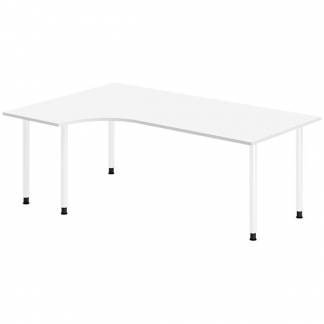 Skrivebord DNA, Hvid 2000x1200mm Venstre I-ben/Hvid
