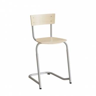 Stol Strong 272, justerbar, Birk laminat, Alugr&aring;t stel