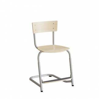 Stol Strong 274 justerbar, Birk laminat, Alugr&aring;t stel