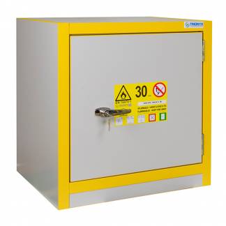 Kemikalieskab F30 brandklasse, 635x605x550
