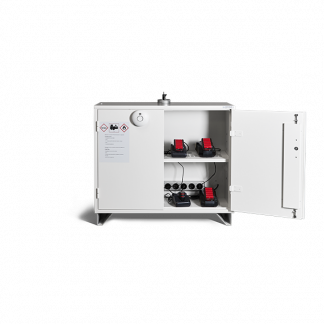 Batteriskab Brandisoleret, 895x1000x320