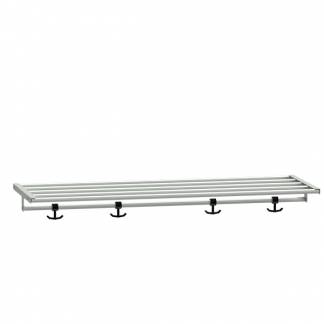 Hattehylde til garderobe B1000xD400 mm lysegr&aring;