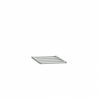 Skohylde til garderobe B300xD550 mm lysegr&aring;