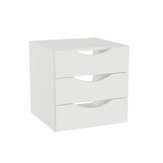 Skuffeindsats DNA, Hvid med &aring;bne h&aring;ndtag