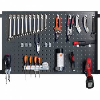 V&aelig;rkt&oslash;jstavle ryg til SMV v&aelig;rkt&oslash;jsskab, RAL7024