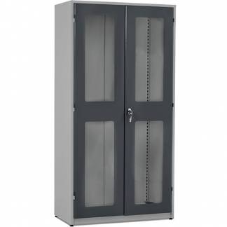 V&aelig;rkt&oslash;jsskab GBP 1020x540x2000mm med plexiglas, RAL7004/7024