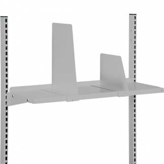 Skilleplade hylde 2-pk