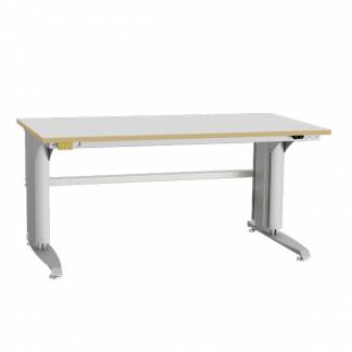 ESD-arbejdsbord Bord 400 1500x800 mm gr&aring; HPL