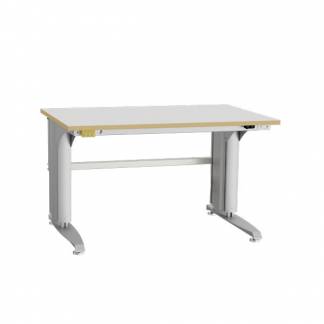 ESD-arbejdsbord Bord 400 1200x800 mm gr&aring; HPL