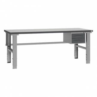 Fileb&aelig;nk 2000x800 mm inkl. skuffesektion (2 skuffer)