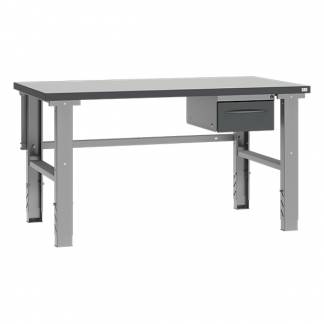 Fileb&aelig;nk 1500x800 mm inkl. enkeltskuffe