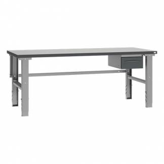 Fileb&aelig;nk 2000x800 mm inkl. Enkeltskuffe