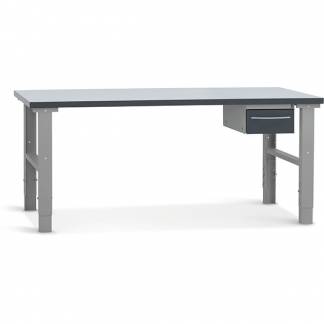 Fileb&aelig;nk 2000x800 mm inkl. Enkeltskuffe