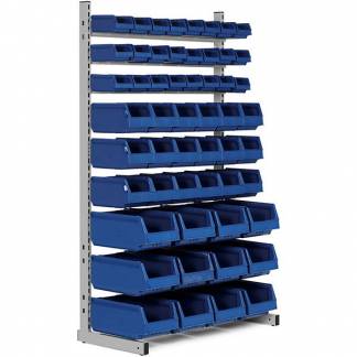 Lagerreol til sm&aring;dele Nr.1 med L-fod