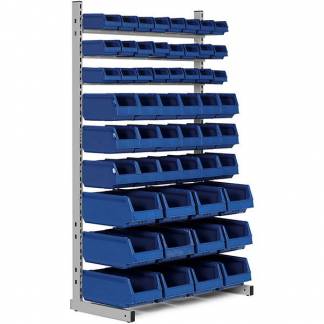 Lagerreol til sm&aring;dele Nr.1 med L-fod