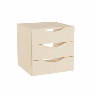 Skuffeindsats DNA, Birk med &aring;bne h&aring;ndtag