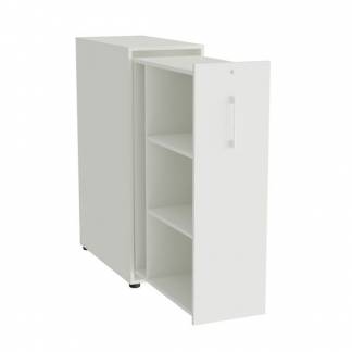 Towerskab DNA A9 H&oslash;jre, Hvid med hvidt h&aring;ndtag