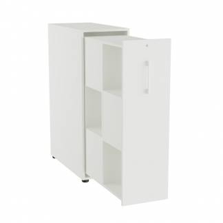 Towerskab DNA A9M, Hvid med hvidt h&aring;ndtag