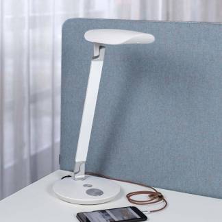 Funkia Hvid LED bordplampe