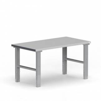 Fileb&aelig;nk 1500x800 mm st&aring;l bordplade