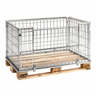 Palleramme 1200x800x640mm &aring;bning p&aring; langside