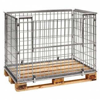 Palleramme 1200x800x870mm &aring;bning p&aring; langside