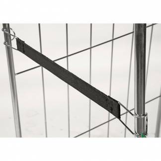 Sort sikkerhedsstrop 1200 mm