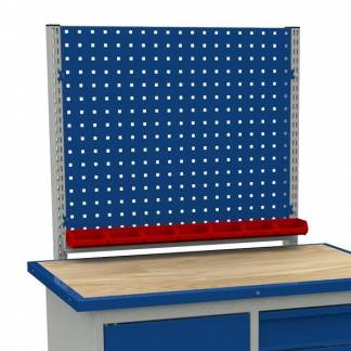 Fast v&aelig;rkt&oslash;jstavle til SMV v&aelig;rkstedsvogn, RAL9002/5005