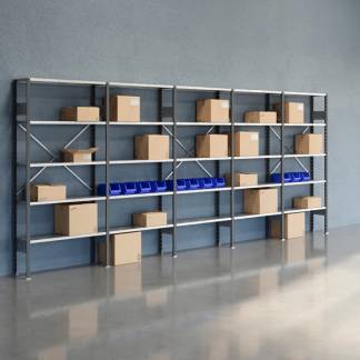 Lagerreol &Aring;ben V06 2100x5000x300 Galv